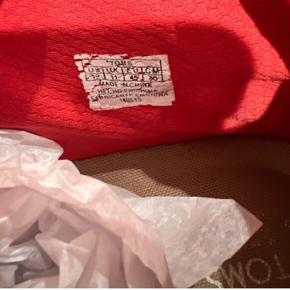 TOMS Men’s Cordova Boots Castlerock Gray/Legion Blue Ripstop Size 12 - Picture 6 of 7